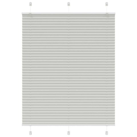 ROLETA PLISOWANA JASNOSZARA 110X100CM SZEROKOŚĆ TKANINY 109,4CM
