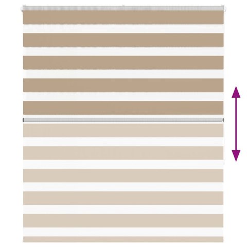 ROLETA ZEBRA 135X150CM SZEROKOŚĆ TKANINY 130,9CM POLIESTER