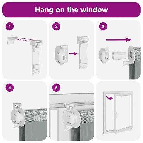 ROLETA ZEBRA BIAŁA SZEROKOŚĆ TKANINY 120,9CM POLIESTER