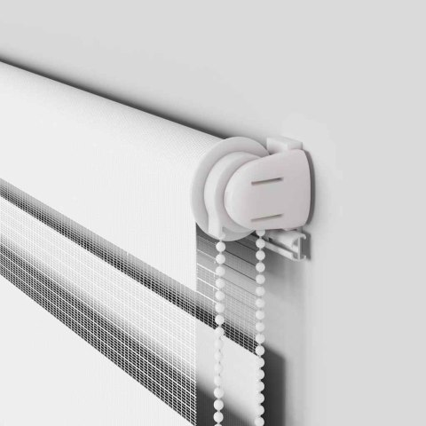 ROLETA ZEBRA BIAŁA SZEROKOŚĆ TKANINY 130,9CM POLIESTER