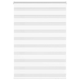 ROLETA ZEBRA BIAŁA SZEROKOŚĆ TKANINY 95,9CM POLIESTER
