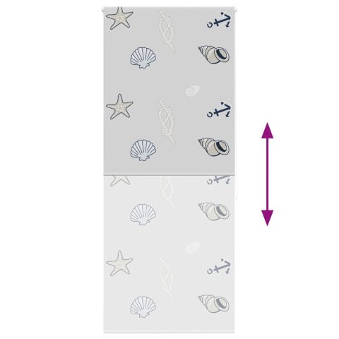 ROLETA PRYSZNICOWA 110X240CM SZEROKOŚĆ TKANINY 106CM