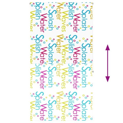 ROLETA PRYSZNICOWA 120X240CM SZEROKOŚĆ TKANINY 116CM