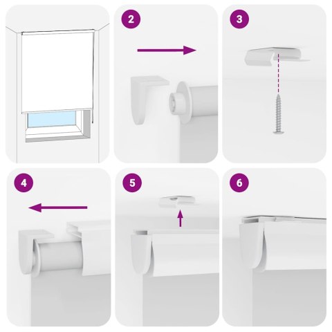 ROLETA PRYSZNICOWA Z KASETĄ 140X240CM SZEROKOŚĆ TKANINY 136CM