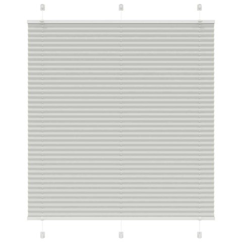 ROLETA PLISOWANA JASNOSZARA 115X100CM SZEROKOŚĆ TKANINY 114,4CM