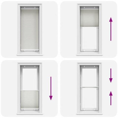 ROLETA PLISOWANA JASNOSZARA 55X150CM SZEROKOŚĆ TKANINY 54,4CM