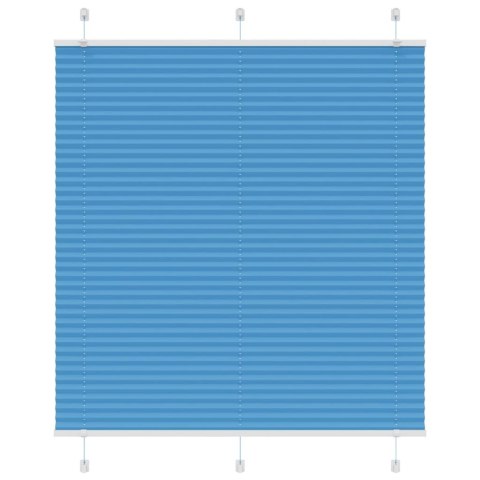 ROLETA PLISOWANA NIEBIESKA 120X150CM SZEROKOŚĆ TKANINY 119,4CM