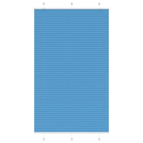 ROLETA PLISOWANA NIEBIESKA 120X200CM SZEROKOŚĆ TKANINY 119,4CM