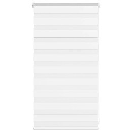 ROLETA ZEBRA BIAŁA SZEROKOŚĆ TKANINY 65,9CM POLIESTER