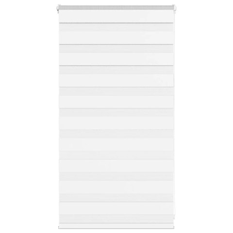 ROLETA ZEBRA BIAŁA SZEROKOŚĆ TKANINY 65,9CM POLIESTER