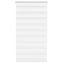 ROLETA ZEBRA BIAŁA SZEROKOŚĆ TKANINY 65,9CM POLIESTER