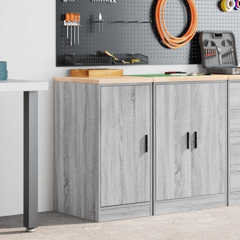 GARAŻOWA SZAFKA DO PRZECHOWYWANIA SZARA SONOMA 40X51X85CM