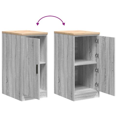 GARAŻOWA SZAFKA DO PRZECHOWYWANIA SZARA SONOMA 40X51X85CM