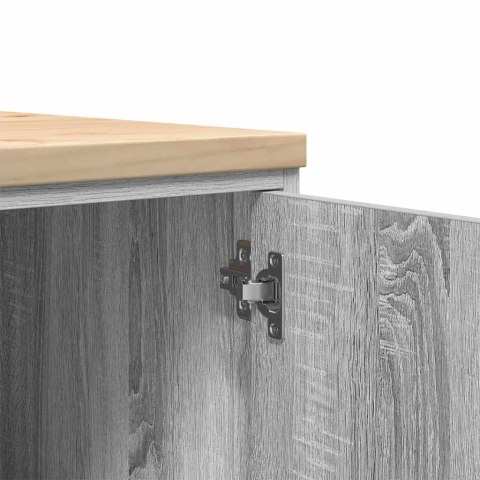 GARAŻOWA SZAFKA DO PRZECHOWYWANIA SZARA SONOMA 40X51X85CM