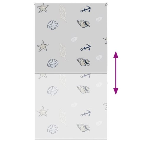 ROLETA PRYSZNICOWA 130X240CM SZEROKOŚĆ TKANINY 126CM