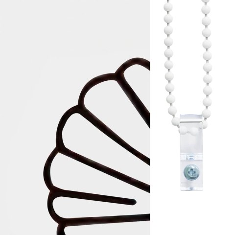 ROLETA PRYSZNICOWA 130X240CM SZEROKOŚĆ TKANINY 126CM