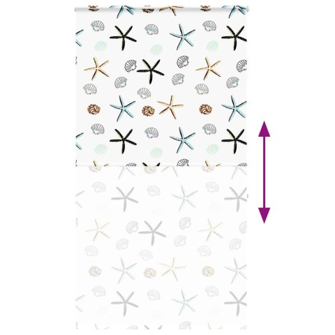 ROLETA PRYSZNICOWA Z KASETĄ 120X240CM SZEROKOŚĆ TKANINY 116CM