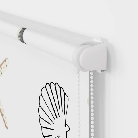 ROLETA PRYSZNICOWA Z KASETĄ 60X240CM SZEROKOŚĆ TKANINY 56CM