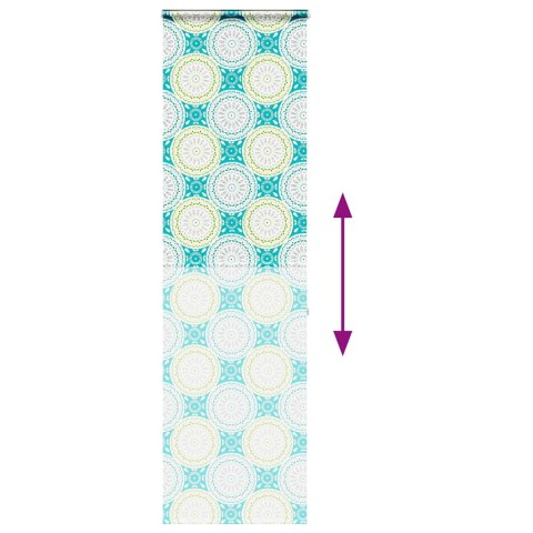 ROLETA PRYSZNICOWA Z KASETĄ 70X240CM SZEROKOŚĆ TKANINY 66CM