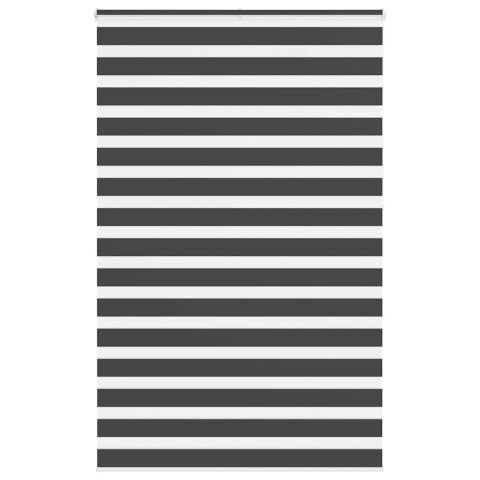 ROLETA ZEBRA CZARNA SZEROKOŚĆ TKANINY 135,9CM POLIESTER