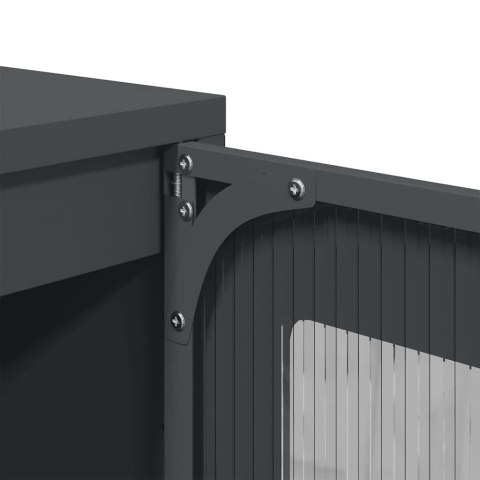 KOMODA ANTRACYT 36X39X107CM STAL WALCOWANA NA ZIMNO