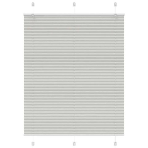 ROLETA PLISOWANA JASNOSZARA 110X150CM SZEROKOŚĆ TKANINY 109,4CM