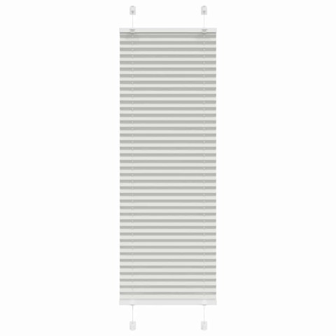 ROLETA PLISOWANA JASNOSZARA 40X150CM SZEROKOŚĆ TKANINY 39,4CM