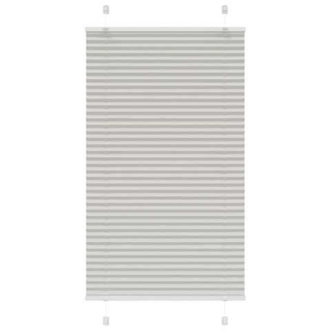 ROLETA PLISOWANA JASNOSZARA 75X150CM SZEROKOŚĆ TKANINY 74,4CM