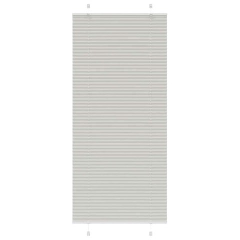 ROLETA PLISOWANA JASNOSZARA 85X200CM SZEROKOŚĆ TKANINY 84,4CM