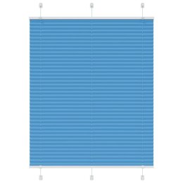 ROLETA PLISOWANA NIEBIESKA 105X150CM SZEROKOŚĆ TKANINY 104,4CM