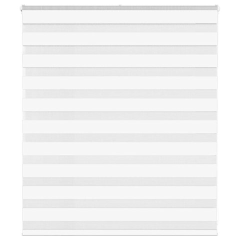 ROLETA ZEBRA BIAŁA SZEROKOŚĆ TKANINY 115,9CM POLIESTER