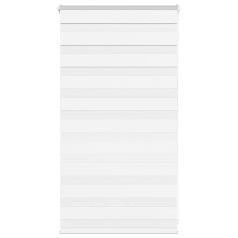 ROLETA ZEBRA BIAŁA SZEROKOŚĆ TKANINY 75,9CM POLIESTER