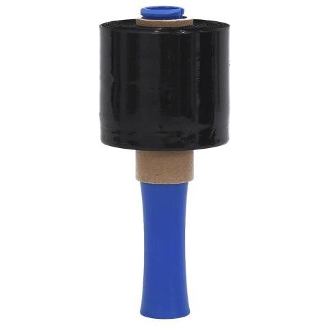 FOLIA STRETCH Z RĄCZKĄ 10 SZT. CZARNA 23ΜM 10CMX300M