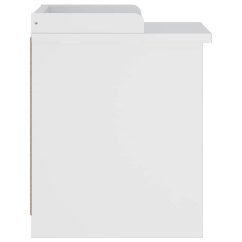 ŁAWKA DO PRZEDPOKOJU "SANDNES" 45X40X50CM DREWNO LITE SOSNOWE