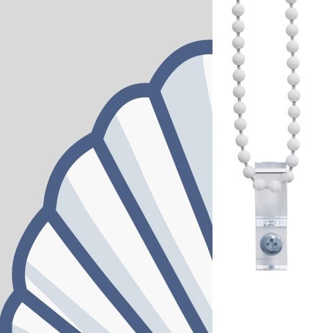 ROLETA PRYSZNICOWA Z KASETĄ 100X240CM SZEROKOŚĆ TKANINY 96CM