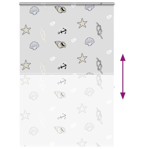 ROLETA PRYSZNICOWA Z KASETĄ 160X240CM SZEROKOŚĆ TKANINY 156CM