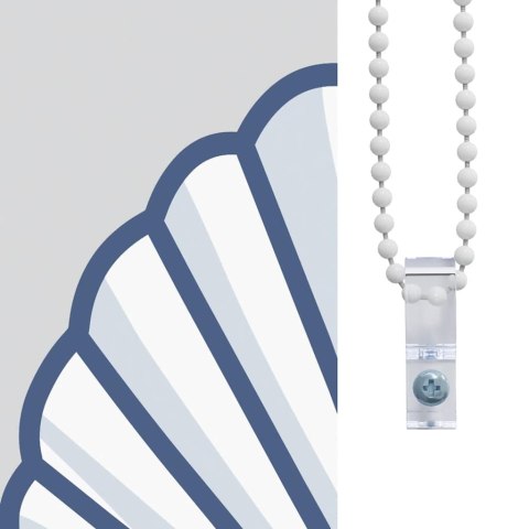 ROLETA PRYSZNICOWA Z KASETĄ 90X240CM SZEROKOŚĆ TKANINY 86CM