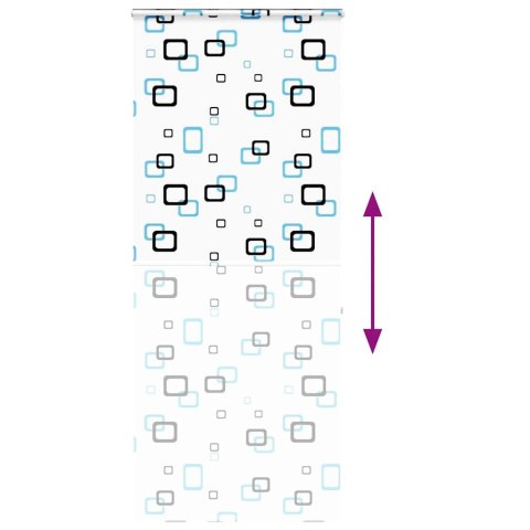 ROLETA PRYSZNICOWA Z KASETĄ 90X240CM SZEROKOŚĆ TKANINY 86CM