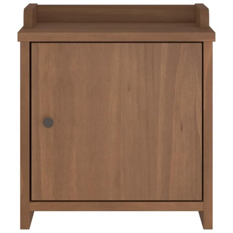 ŁAWKA DO PRZEDPOKOJU "SANDNES" 45X40X50CM LITE DREWNO SOSNOWE