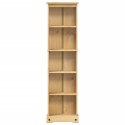 BIBLIOTECZKA CORONA 46X20X170CM LITE DREWNO SOSNOWE