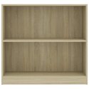 REGAŁ BIBLIOTECZNY SONOMA OAK 80X24X75CM DREWNO KLEJONE