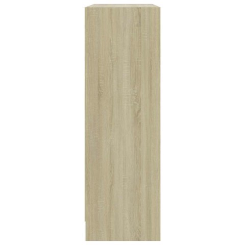 REGAŁ BIBLIOTECZNY SONOMA OAK 80X24X75CM DREWNO KLEJONE