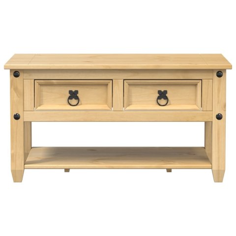 STOLIK KAWOWY Z SZUFLADAMI CORONA 85X50X45CM DREWNO SOSNOWE