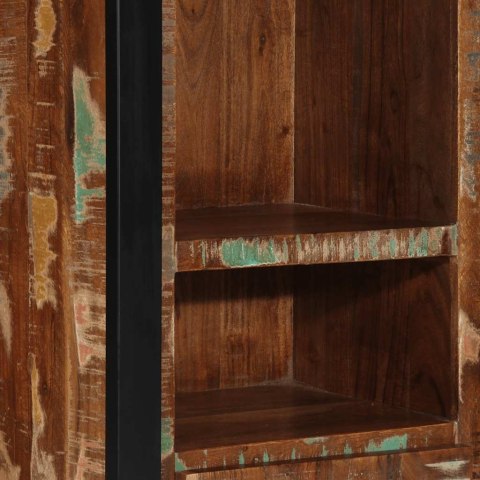 SZAFKA ŁAZIENKOWA 40X30X90CM LITE DREWNO ODZYSKANE