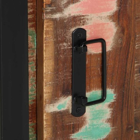 SZAFKA ŁAZIENKOWA 40X30X90CM LITE DREWNO ODZYSKANE