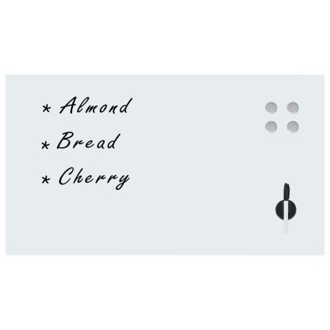 ŚCIENNA TABLICA MAGNETYCZNA SZKLANA 120X60CM