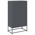 KOMODA WYSOKA ANTRACYT 68X39X123CM STAL