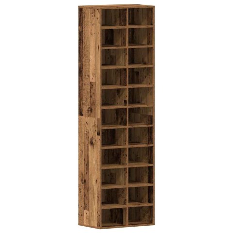 SZAFKA NA BUTY STARE DREWNO 54X34X183 CM DREWNO KLEJONE