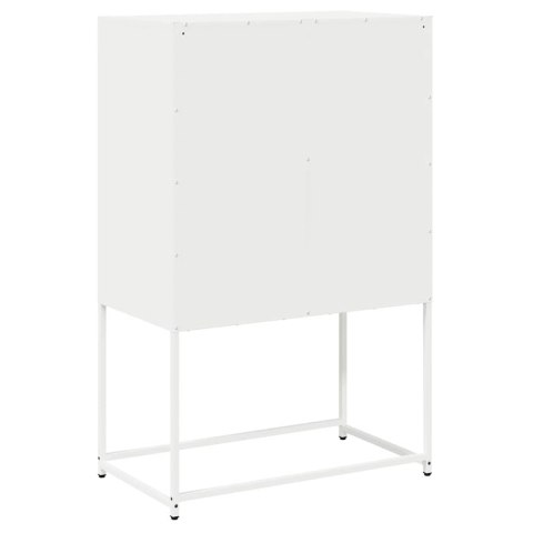 KOMODA BIAŁA 68X39X107CM STAL