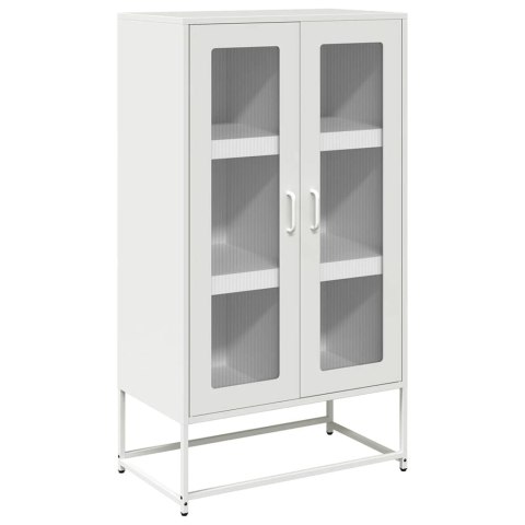 KOMODA BIAŁA 68X39X123CM STAL